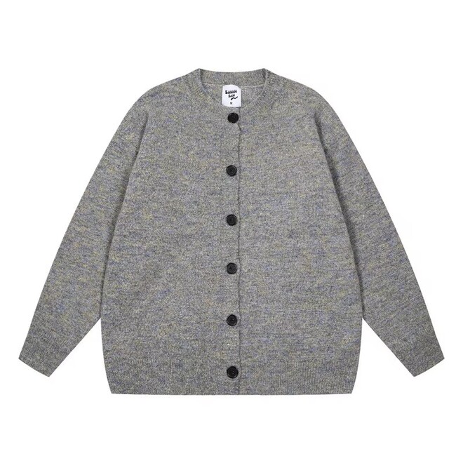 Wholesale 2 Pcs of Retro Mens Loose Fit Autumn Cardigan