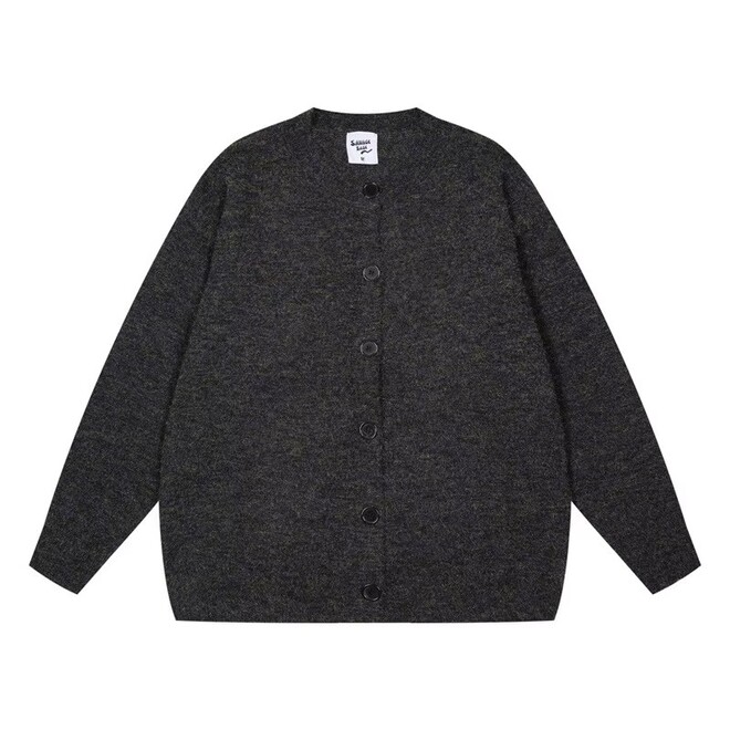Wholesale 2 Pcs of Retro Mens Loose Fit Autumn Cardigan