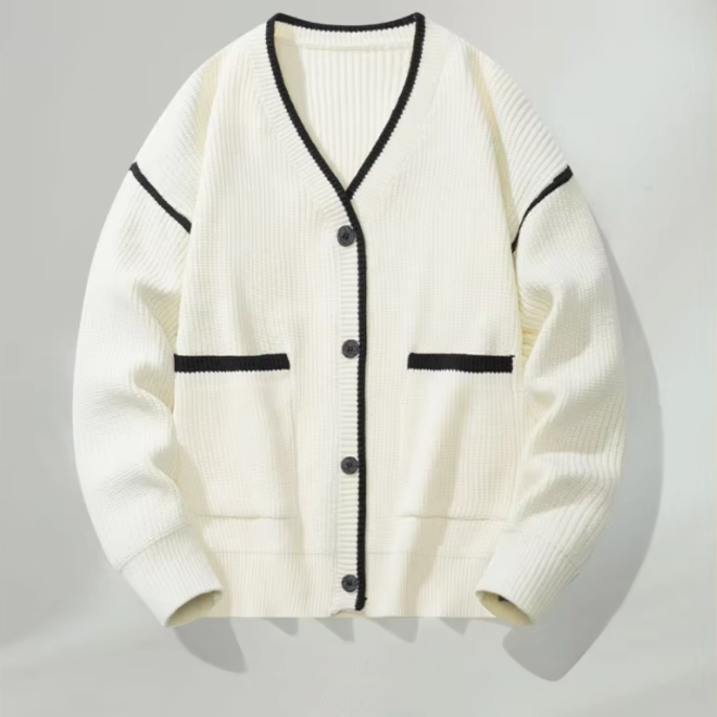 Wholesale 2 Pcs of Mens Crocheted Plus Size Cardigans