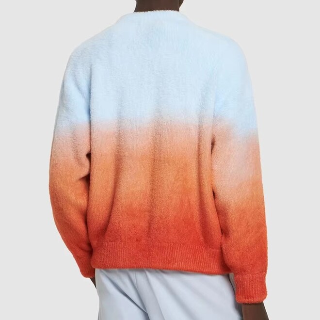 Mohair Fashionable Autumn Pullover Street Style Knitted Sweater
