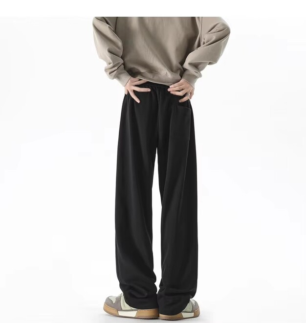 Wholesale 3 Prs of High Street Loose Wide Leg Mens Sweatpants