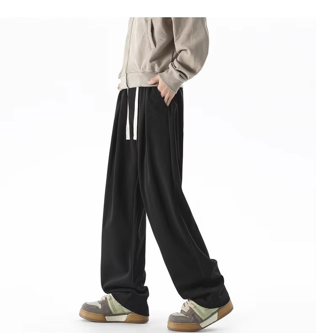 Wholesale 3 Prs of High Street Loose Wide Leg Mens Sweatpants