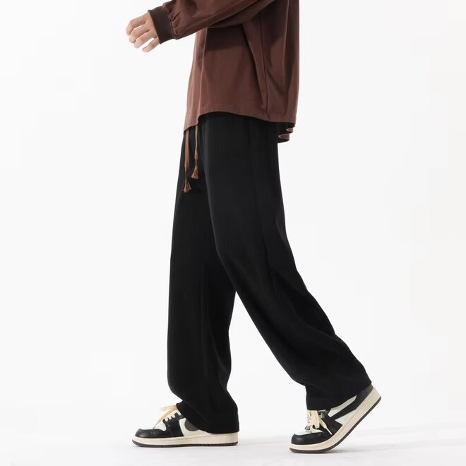 Mens Heavy Autumn Sports Straight Leg Sweatpants