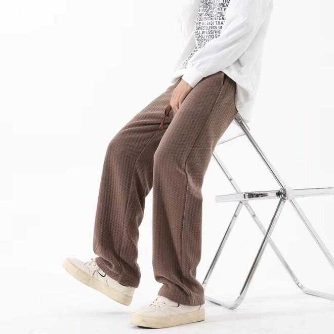 Mens Heavy Autumn Sports Straight Leg Sweatpants