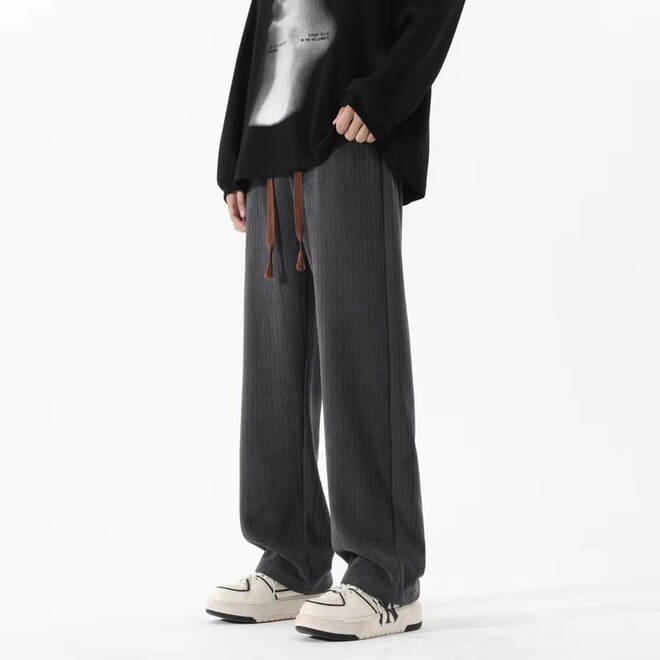 Mens Heavy Autumn Sports Straight Leg Sweatpants