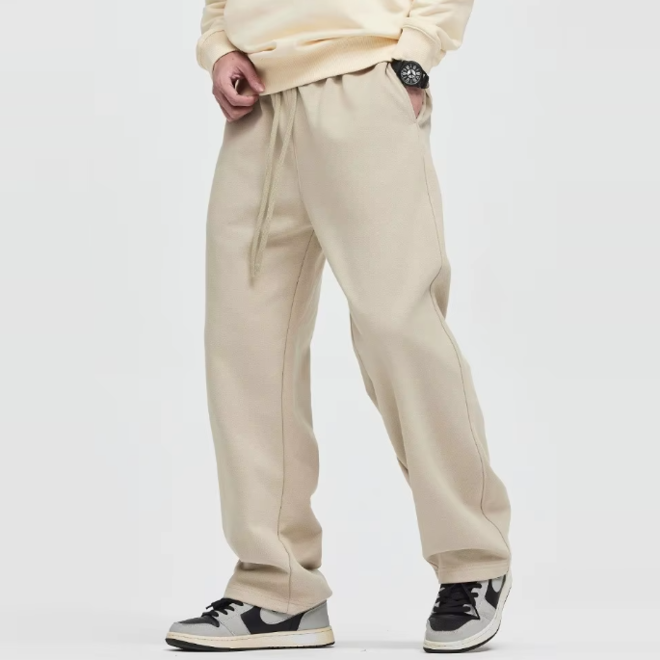 Straight Leg Casual Comfortable Wide Leg Sweatpants for Men