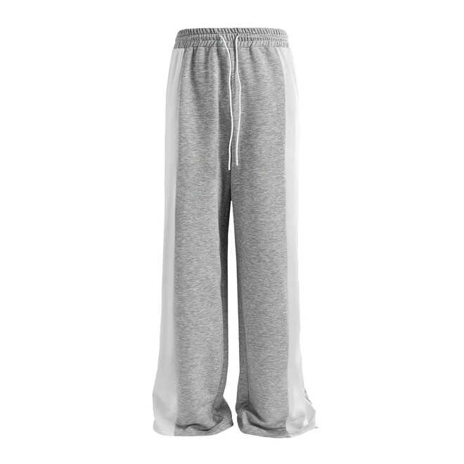 Mens Combed French Terry Cotton Baggy Loose Fit Sweatpants