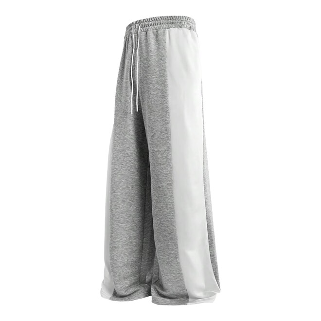 Mens Combed French Terry Cotton Baggy Loose Fit Sweatpants