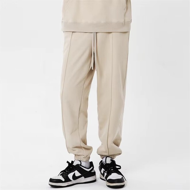 Wholesale 2 Prs of Mens Casual Cotton Elastic Waist Loose Fit Sports Sweatpants