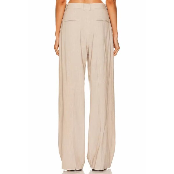 Womens High Waisted Elegant Wide Leg Pants