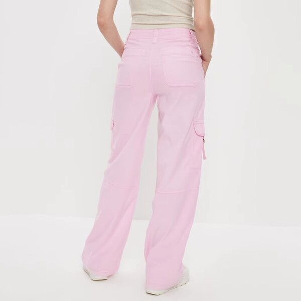 MultiPocket Loose Wide Leg Womens Pants