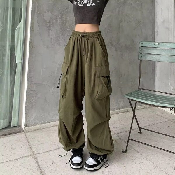 Womens Side Pocket Fashion Casual Pants