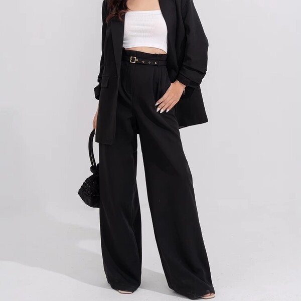 Latest Trend Elegant Straight Leg Pants