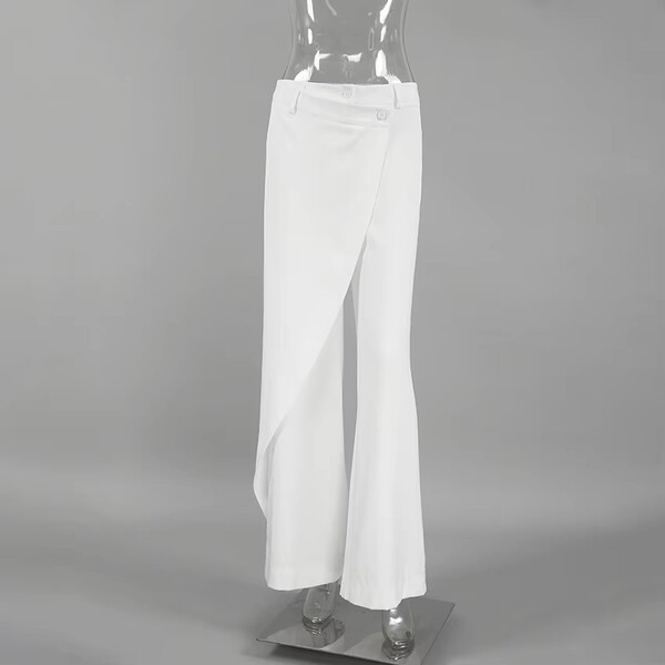 Womens Asymmetrical Office Pants